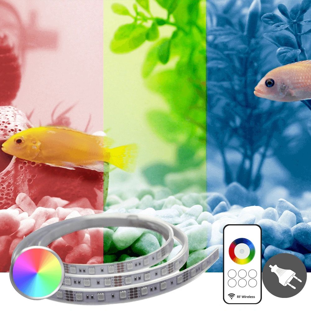 2 tot 2,5 meter - RGB complete set aquarium led strip